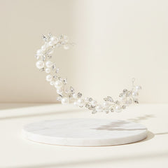 ATHENA COLLECTION - ETERNALLY PEARL MINI VINE - HC243 SILVER