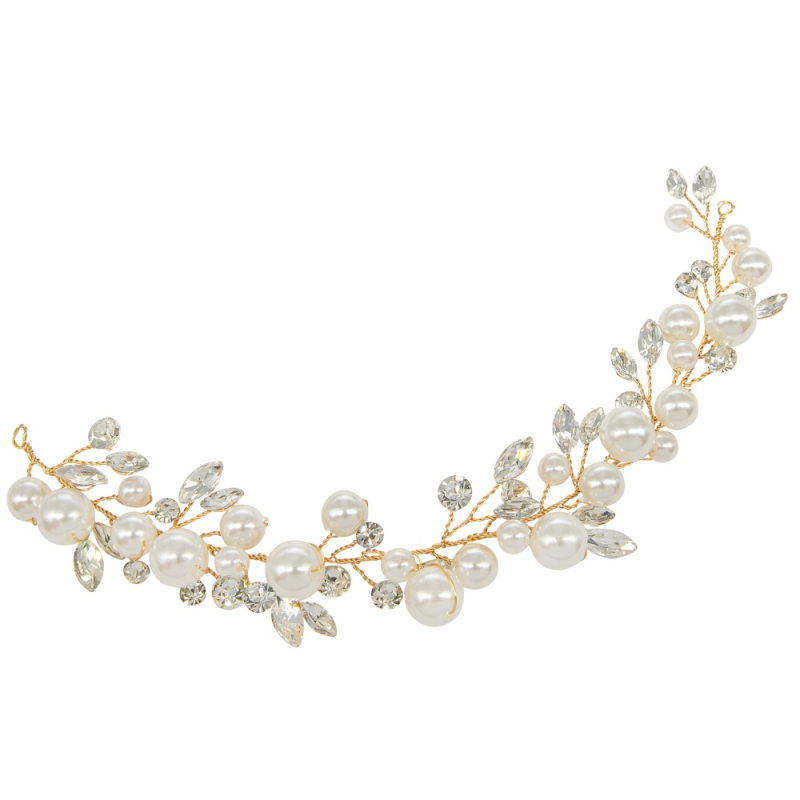 ATHENA COLLECTION - ETERNALLY PEARL MINI VINE - HC243 GOLD