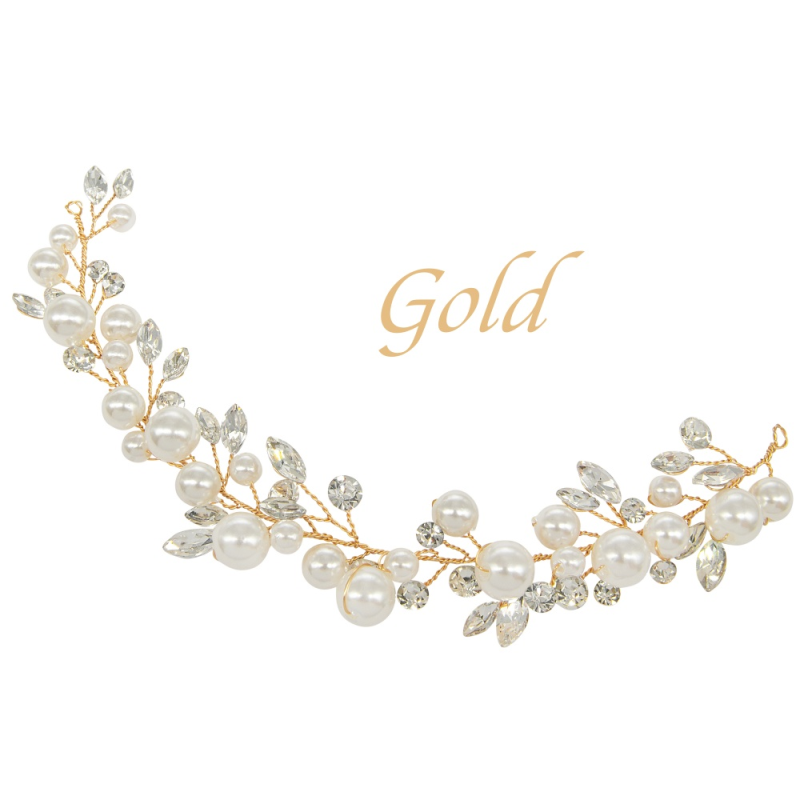 ATHENA COLLECTION - ETERNALLY PEARL MINI VINE - HC243 GOLD