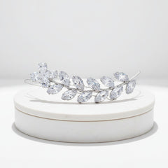 ATHENA COLLECTION - VINTAGE CHIC CLIP - CLIP768 SILVER