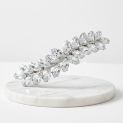ATHENA COLLECTION - LUXE CRYSTAL CLIP - CLIP769 SILVER