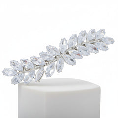 ATHENA COLLECTION - LUXE CRYSTAL CLIP - CLIP769 SILVER