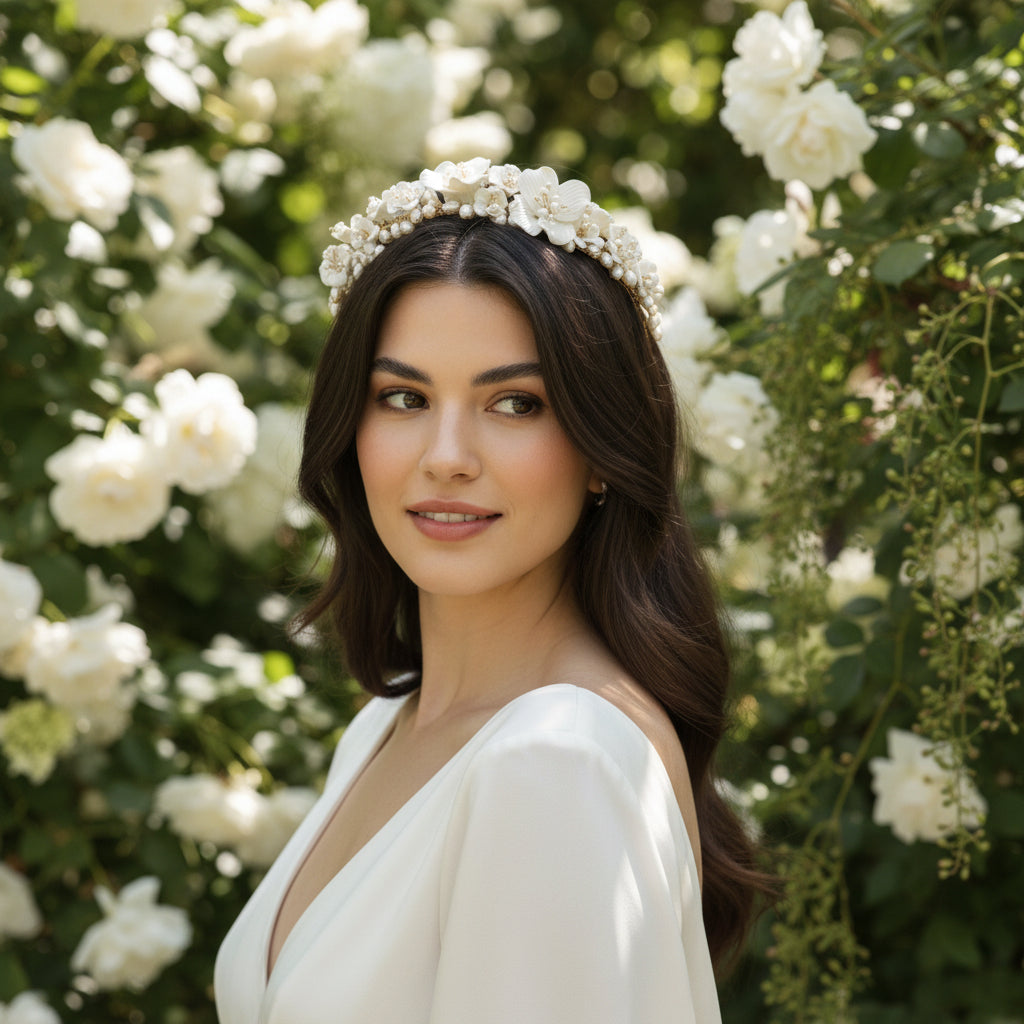 ATHENA COLLECTION - ENCHANTMENT HEADBAND AHB141 SILVER