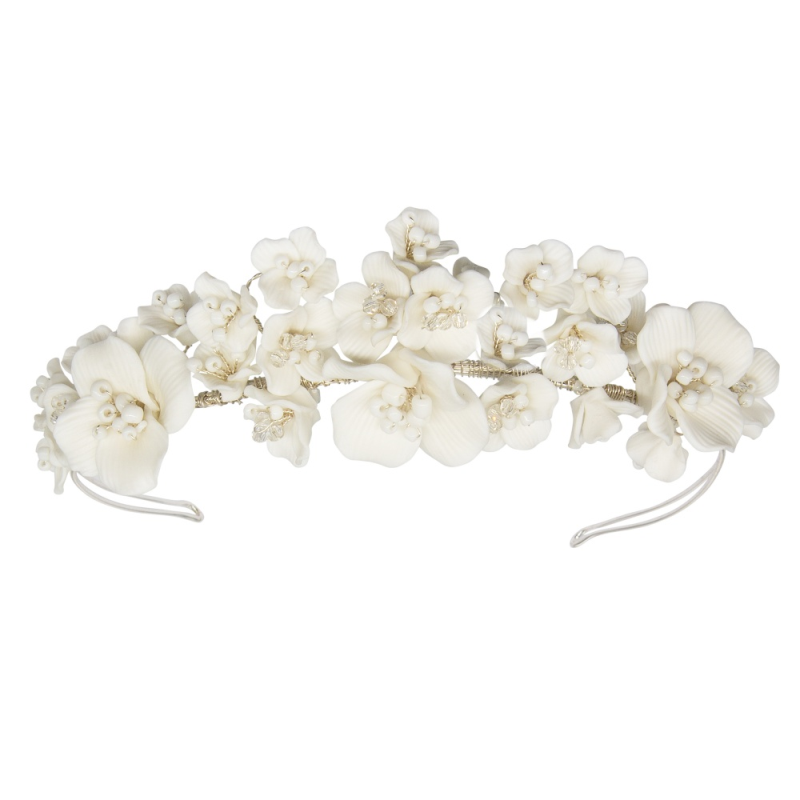 ATHENA COLLECTION - ENCHANTMENT HEADBAND AHB141 SILVER