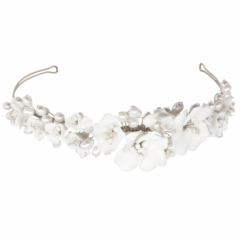 ATHENA COLLECTION - ENCHANTMENT HEADBAND AHB141 SILVER