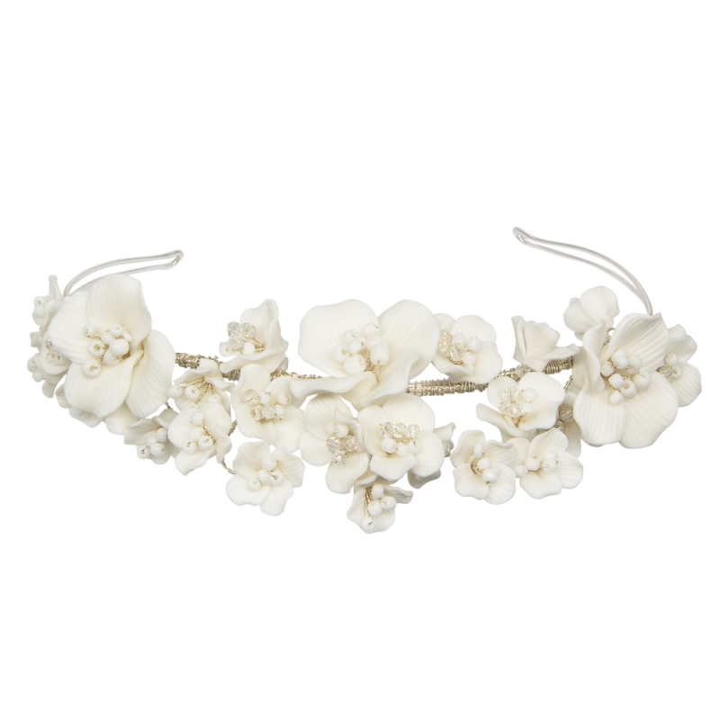 ATHENA COLLECTION - ENCHANTMENT HEADBAND AHB141 SILVER