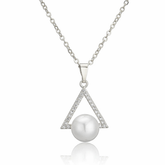 CUBIC ZIRCONIA COLLECTION - CHIC SPARKLE NECKLACE - CZNK177