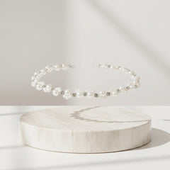 ATHENA COLLECTION - PEARL CLUSTER VINE - HP206 SILVER