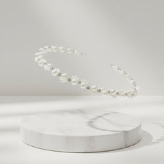 ATHENA COLLECTION - PEARL CLUSTER VINE - HP206 SILVER
