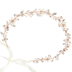 ATHENA COLLECTION - RADIANCE FRESHWATER PEARL VINE - HP207 ROSE GOLD
