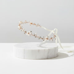 ATHENA COLLECTION - RADIANCE FRESHWATER PEARL VINE - HP207 ROSE GOLD