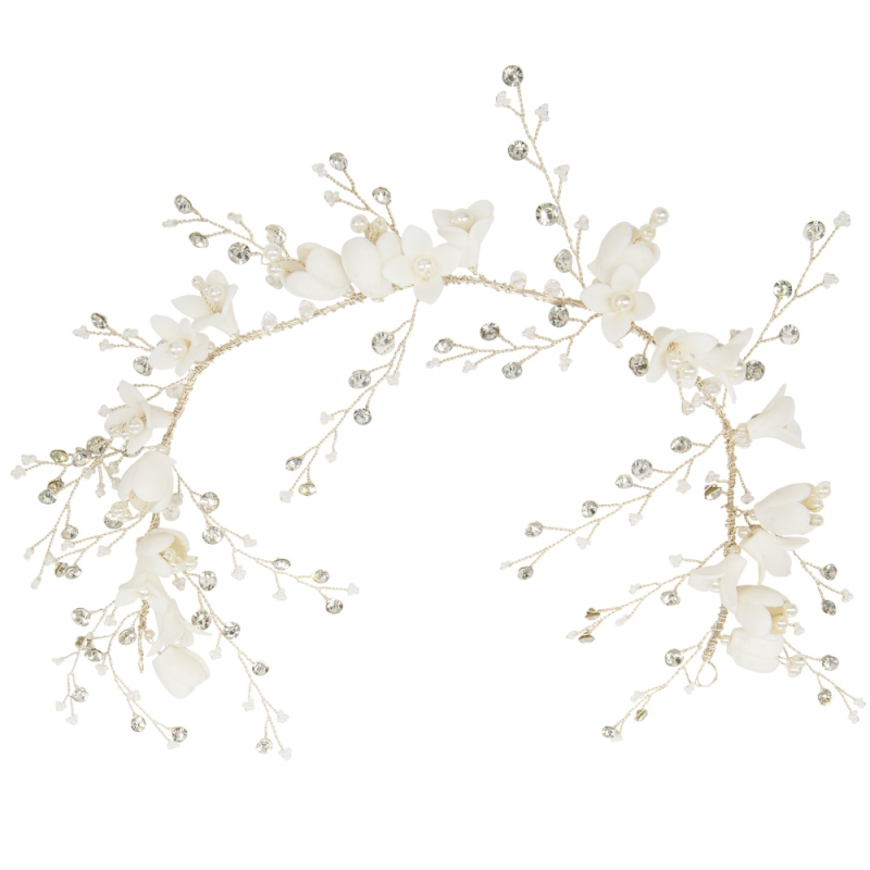 ATHENA COLLECTION - ALLURE BRIDAL VINE - HP209 SILVER