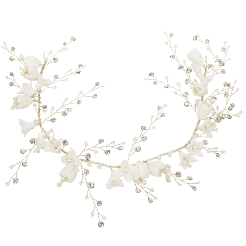 ATHENA COLLECTION - ALLURE BRIDAL VINE - HP209 SILVER