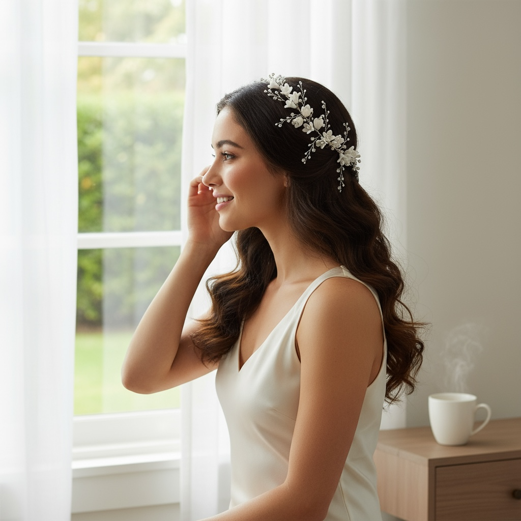 ATHENA COLLECTION - ALLURE BRIDAL VINE - HP209 SILVER