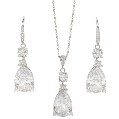 CUBIC ZIRCONIA COLLECTION - DAZZLING STARLET NECKLACE - CZNK178