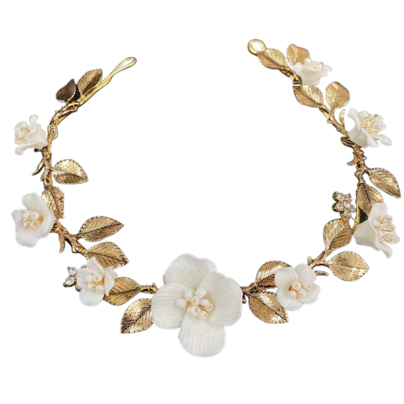 ATHENA COLLECTION - EXQUISITE GOLD  HAIR VINE - HP211