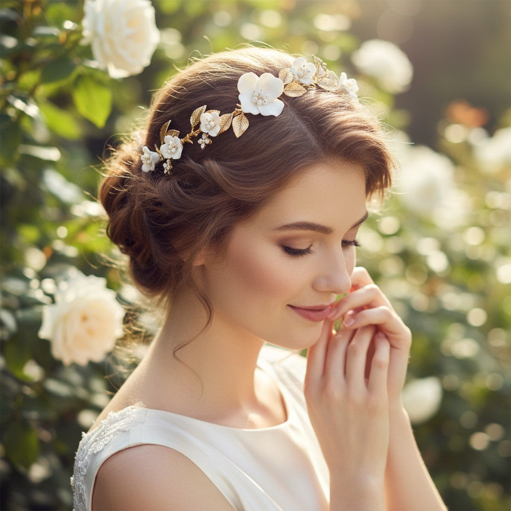 ATHENA COLLECTION - EXQUISITE GOLD  HAIR VINE - HP211