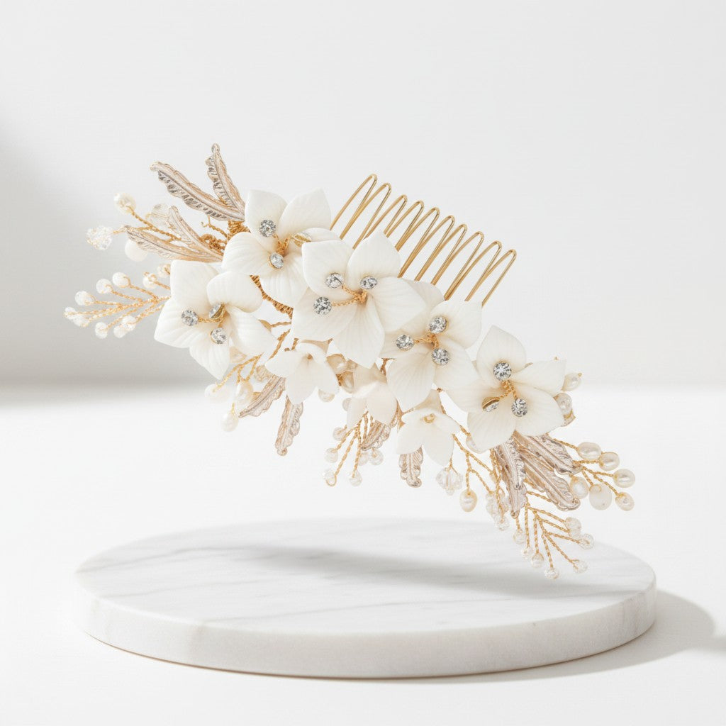 ATHENA COLLECTION - LUSH COUTURE COMB - HC254 GOLD