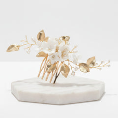 ATHENA COLLECTION - GLAMOUR GOLD HAIR COMB - HC255 GOLD