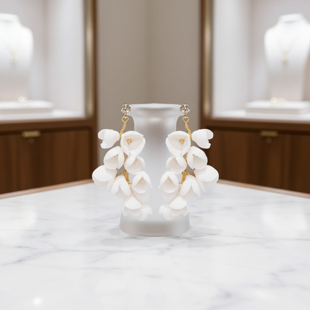 ATHENA COLLECTION - ELEGANCE EARRINGS - CZER672 GOLD