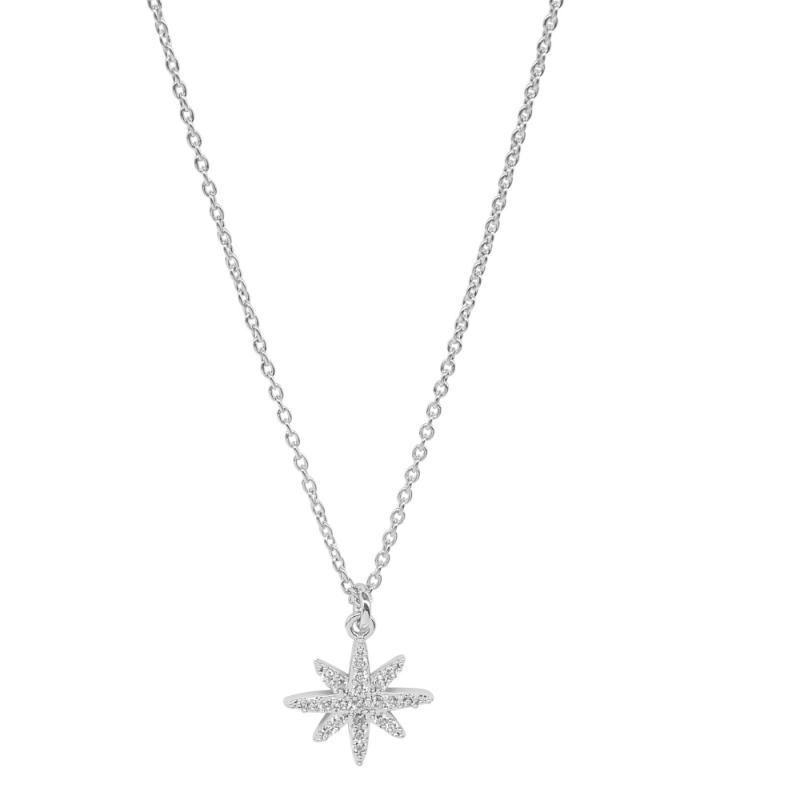 ATHENA COLLECTION STAR NECKLACE DUO - CZNK184