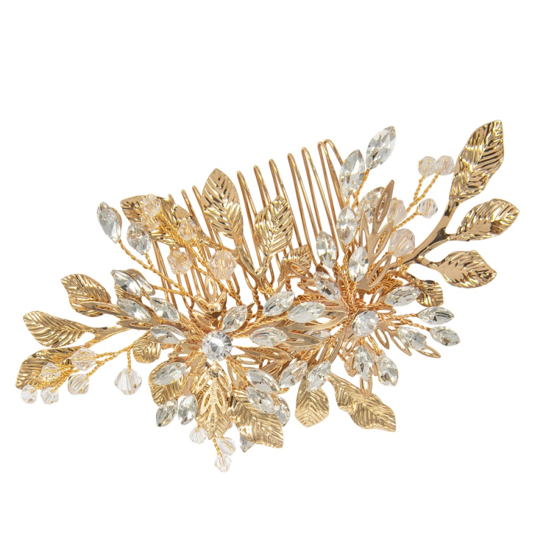 ATHENA COLLECTION - BEDAZZLE GOLD COMB - HC259 GOLD