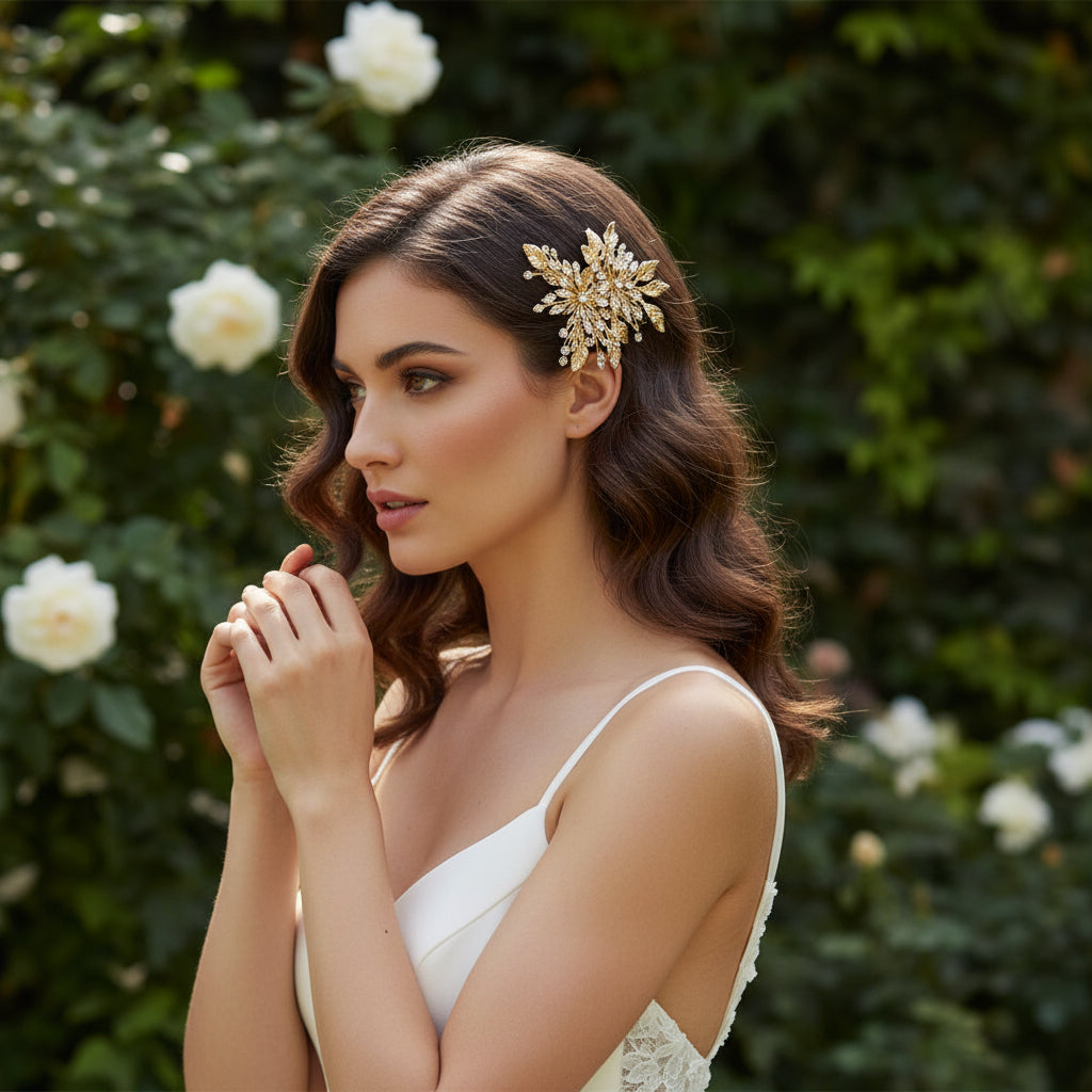 ATHENA COLLECTION - BEDAZZLE GOLD COMB - HC259 GOLD