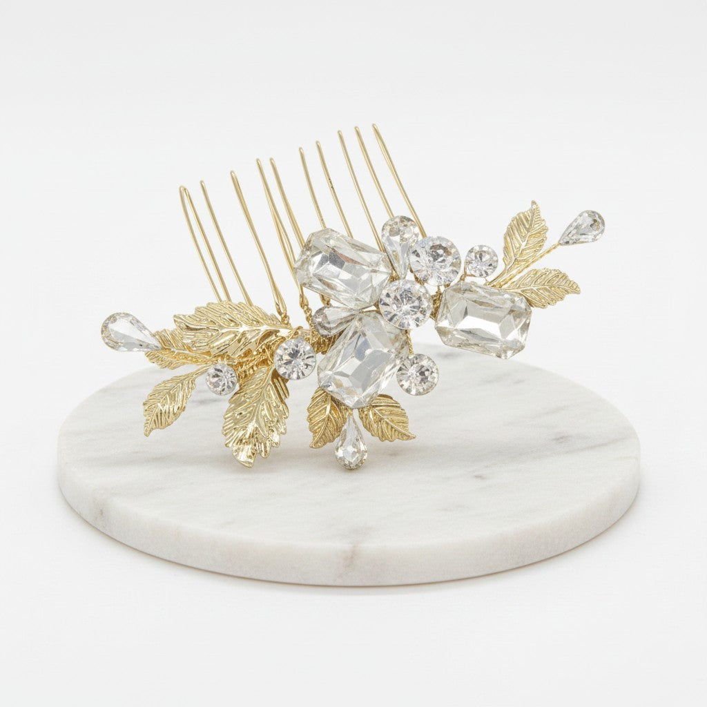ATHENA COLLECTION - GOLD TREASURE COMB - HC261 GOLD