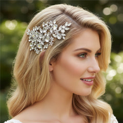 ATHENA COLLECTION - RADIANCE HAIR COMB - HC263 - GOLD