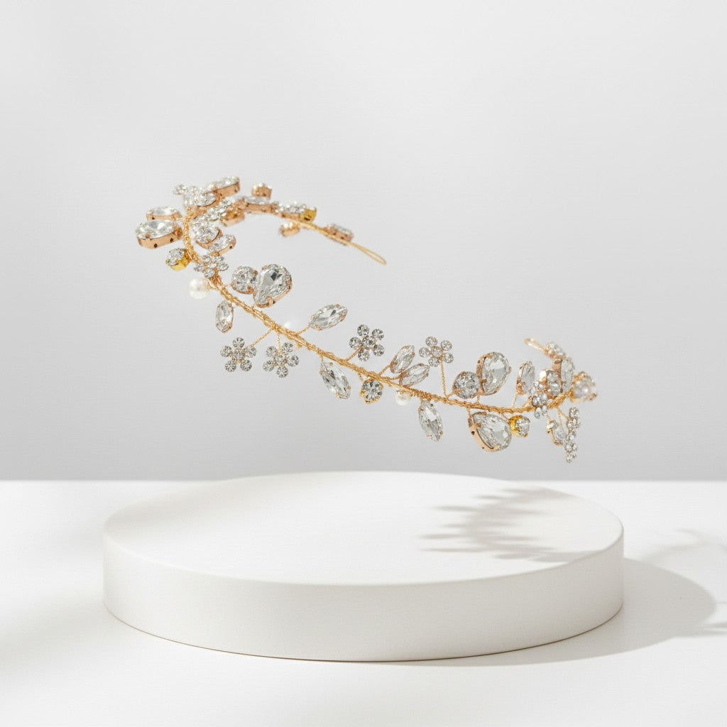 ATHENA COLLECTION - RADIANCE HAIR VINE - HP212 GOLD