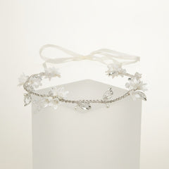 ATHENA COLLECTION - EXQUISITE FLORAL VINE - SILVER HP213