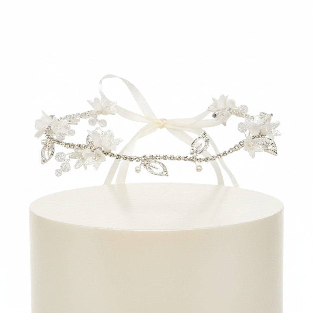ATHENA COLLECTION - EXQUISITE FLORAL VINE - SILVER HP213