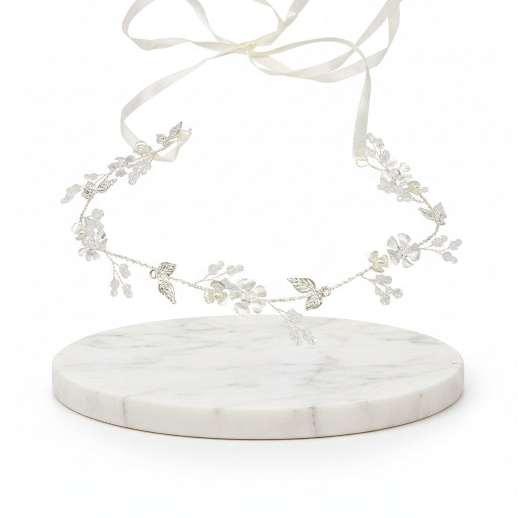 ATHENA COLLECTION - DAINTY DIVA VINE - HP214 SILVER