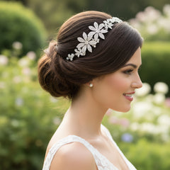 ATHENA COLLECTION - LUXE FLOWER COMB - HC242 GOLD