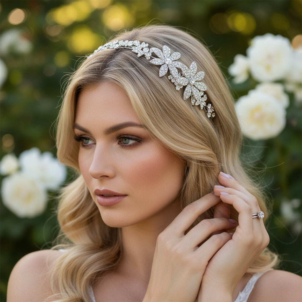 ATHENA COLLECTION - LUXE FLOWER COMB - HC242 GOLD