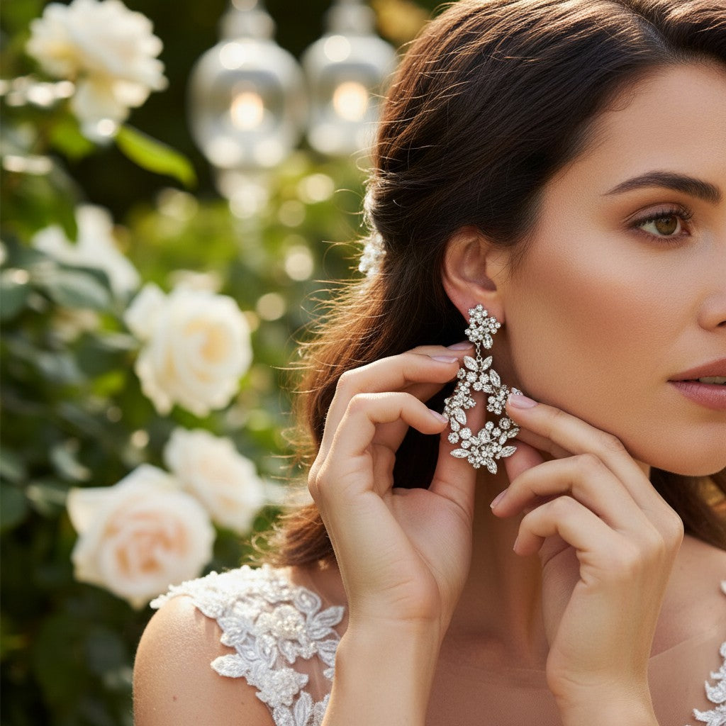 ATHENA COLLECTION - LUXE SHIMMER EARRINGS - CZER691 GOLD