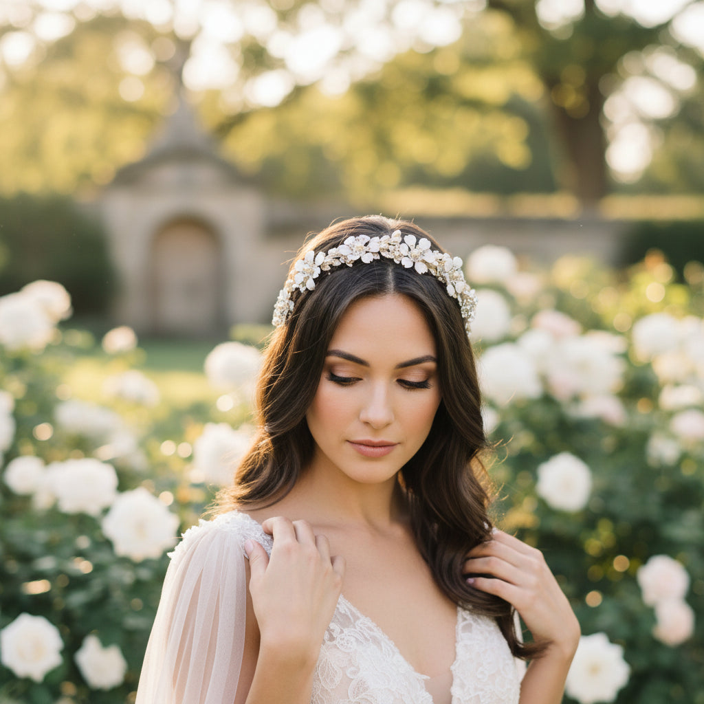 ATHENA COLLECTION - GOLD LUSH HEADBAND - AHB154 GOLD