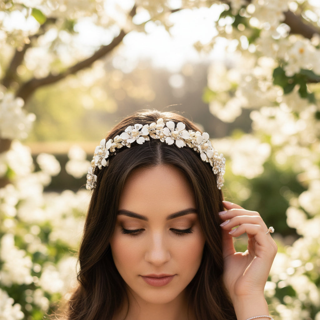 ATHENA COLLECTION - GOLD LUSH HEADBAND - AHB154 GOLD