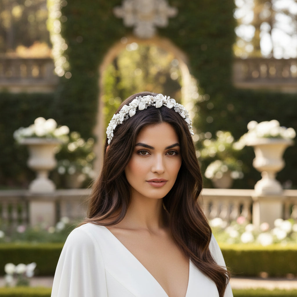 ATHENA COLLECTION  - LUXE PEARL HEADBAND -AHB155