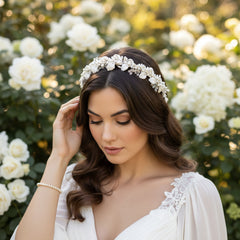 ATHENA COLLECTION  - LUXE PEARL HEADBAND -AHB155