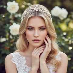 ATHENA COLLECTION - BOHO STYLE HAIR VINE - HP219 SILVER