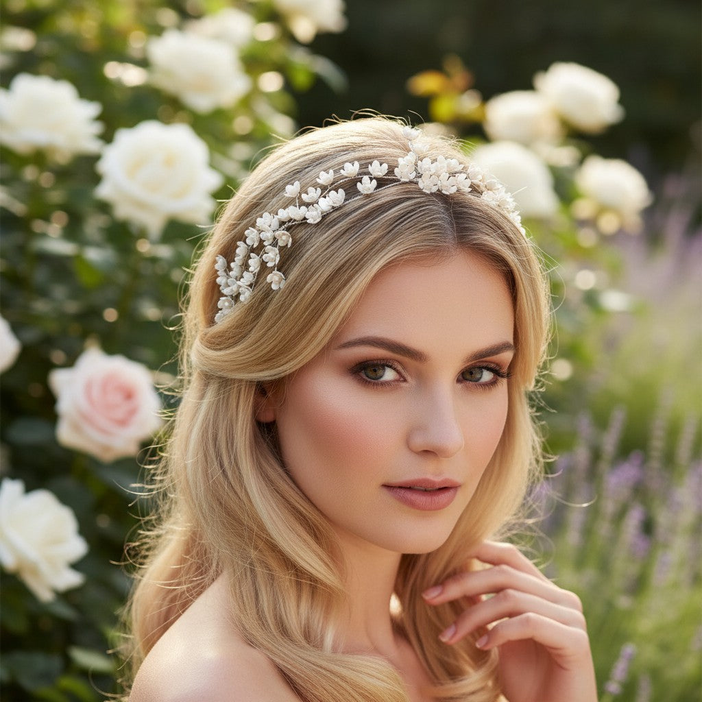 ATHENA COLLECTION - BOHO STYLE HAIR VINE - HP219 SILVER