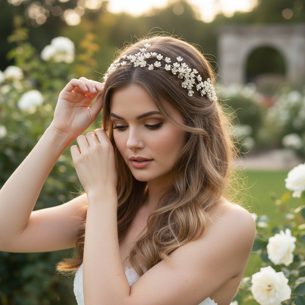 ATHENA COLLECTION - BOHO STYLE HAIR VINE - HP219 SILVER