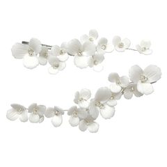 ATHENA COLLECTION - FLORAL VINE CLIPS - CLIP772 (PAIR)