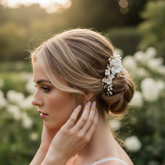 ATHENA COLLECTION - HEIRLOOM PEARL COMB - HC268 GOLD