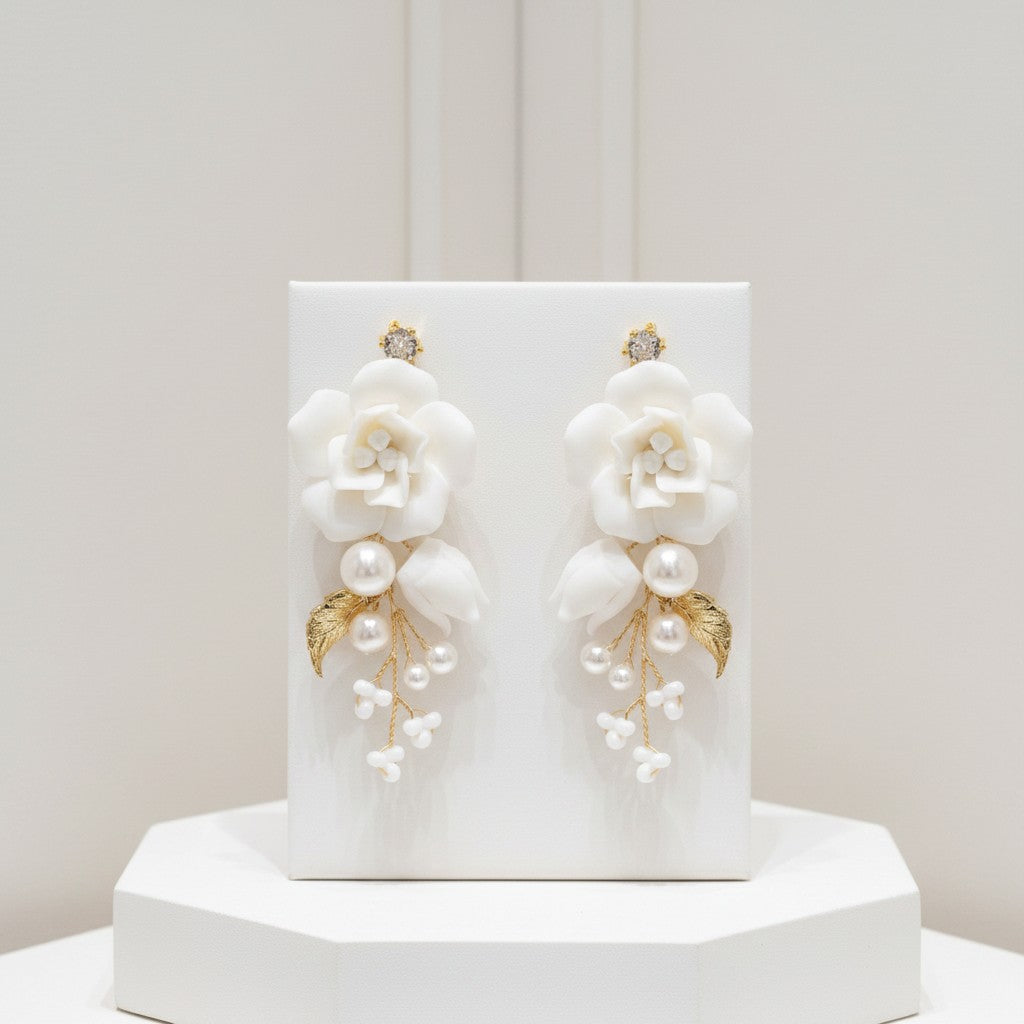 ATHENA COLLECTION - VINTAGE TREASURE EARRINGS - CZER697 GOLD