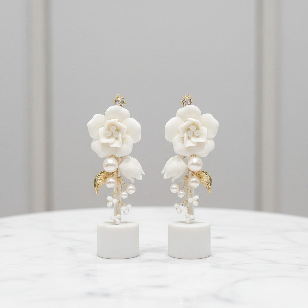 ATHENA COLLECTION - VINTAGE TREASURE EARRINGS - CZER697 GOLD
