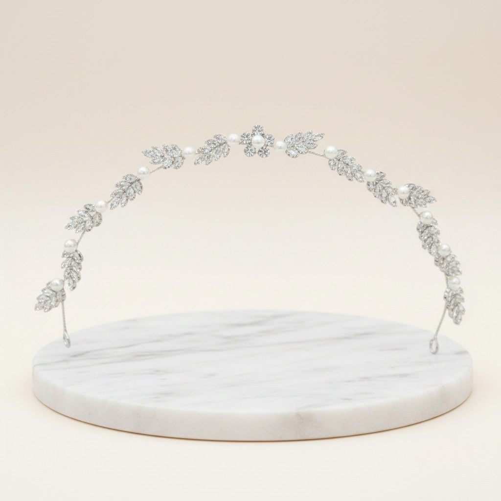 CUBIC ZIRCONIA COLLECTION - ETERNAL SPARKLE HAIR VINE - HP222