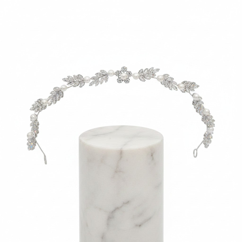CUBIC ZIRCONIA COLLECTION - ETERNAL SPARKLE HAIR VINE - HP222