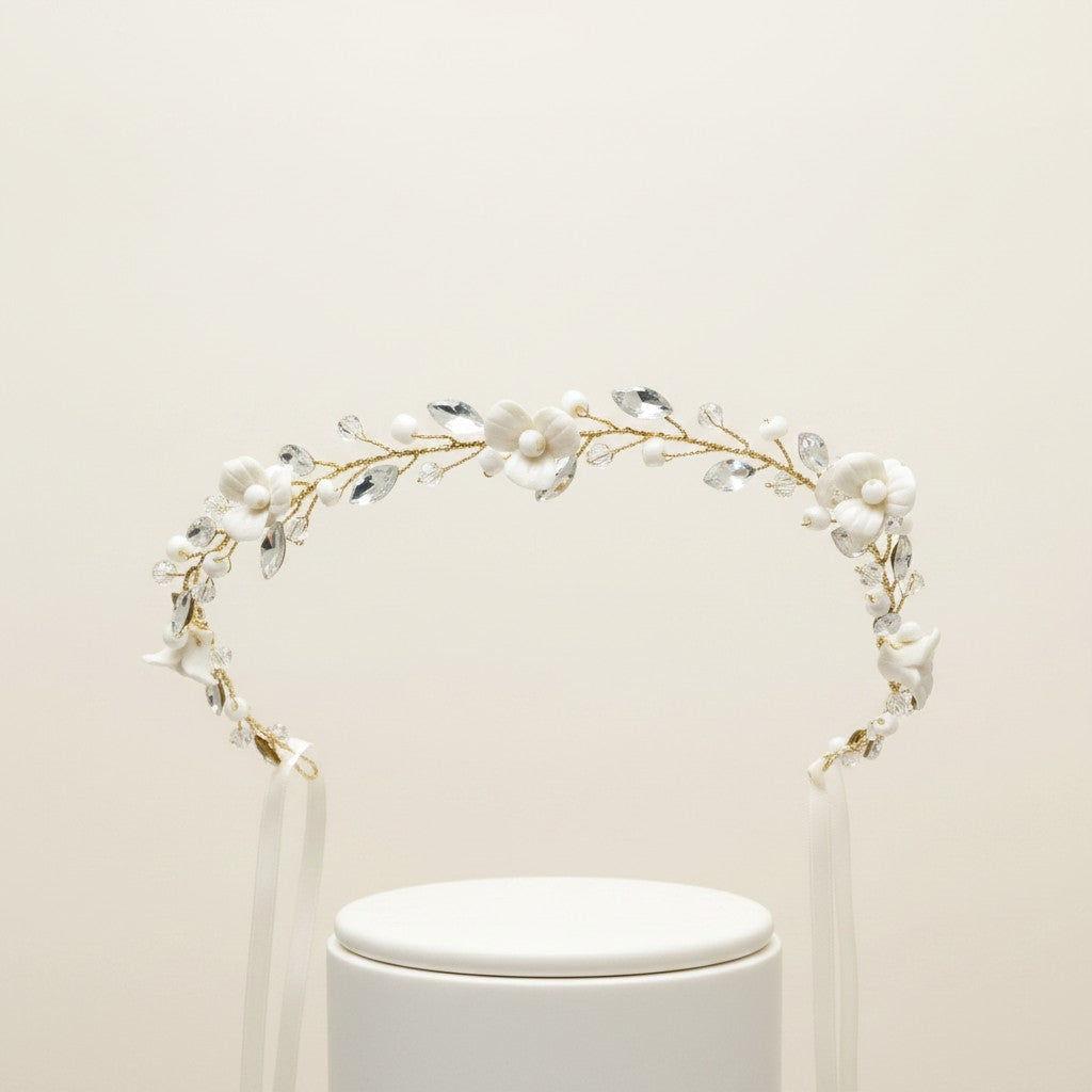 ATHENA COLLECTION - HARMONY HAIR VINE - HP223 GOLD